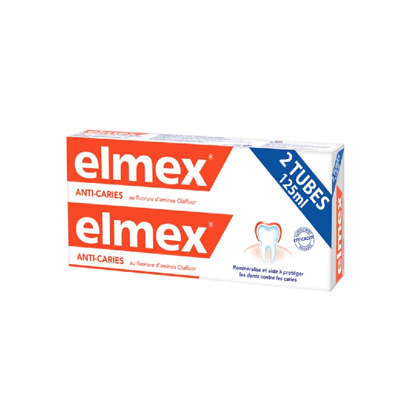 Achetez ELMEX ANTI-CARIES Pâte dentifrice 2 Tube de 125ml