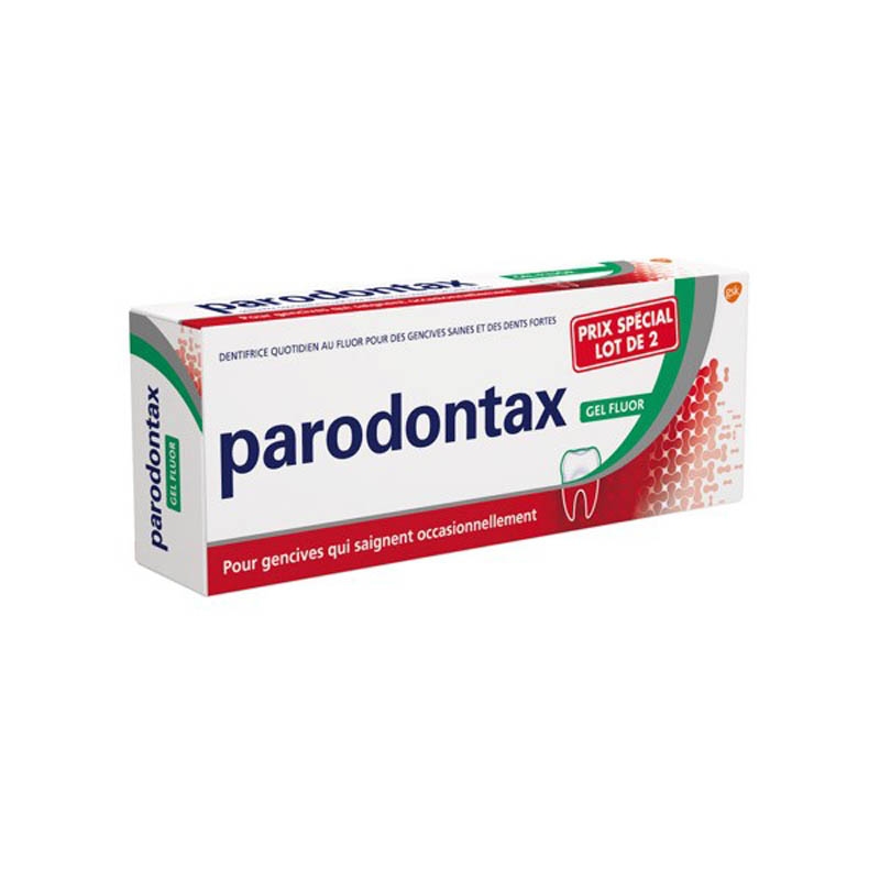 Achetez PARODONTAX Gel crème dentifrice 2 Tube de 75ml