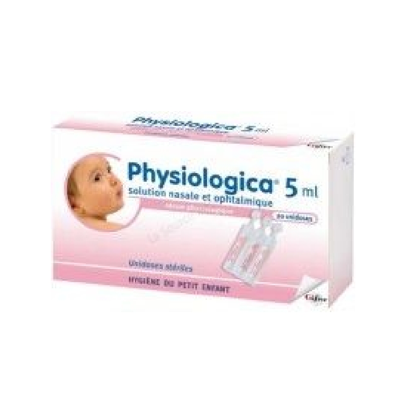 Achetez PHYSIOLOGICA Sérum physiologique bébé petit enfant 40 Unidose de 5ml