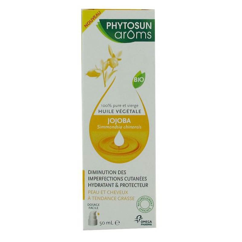 Achetez PHYTOSUN AROMS Huile végétale bio Jojoba Flacon Pompe de 50ml