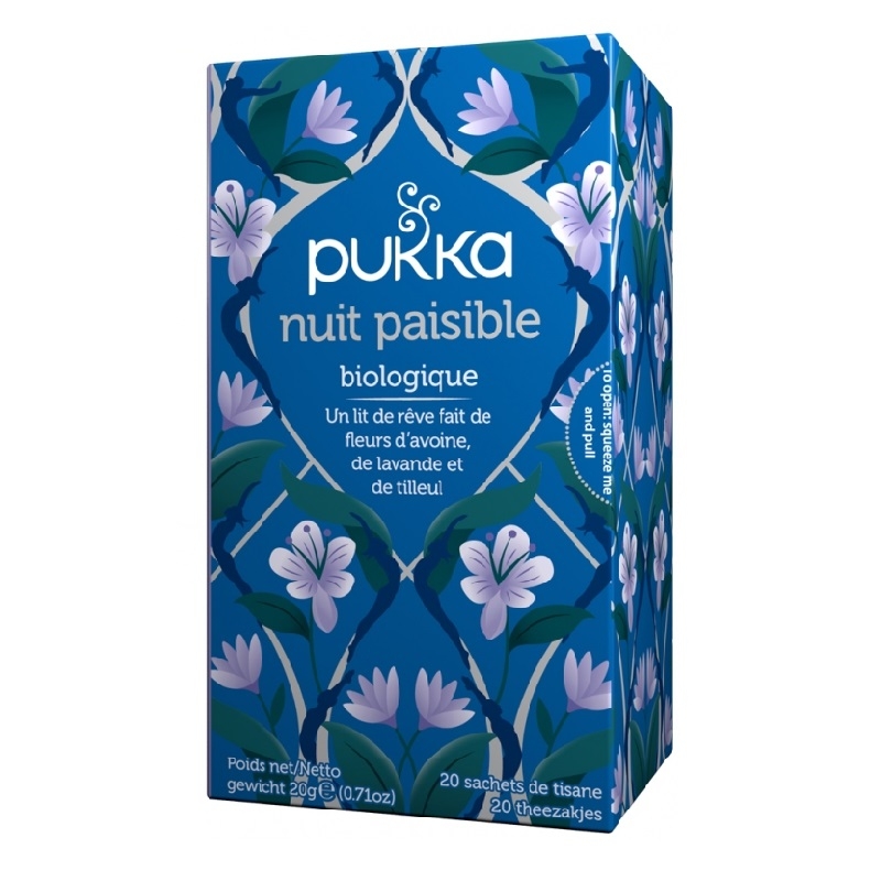 Achetez PUKKA BIO Tisane NUIT PAISIBLE 20 Sachet