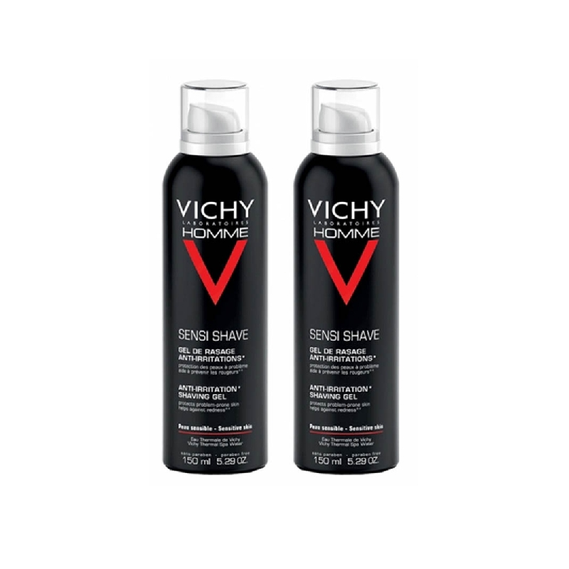 Achetez VICHY HOMME Gel de rasage peau sensible 2 Aérosol de 150ml